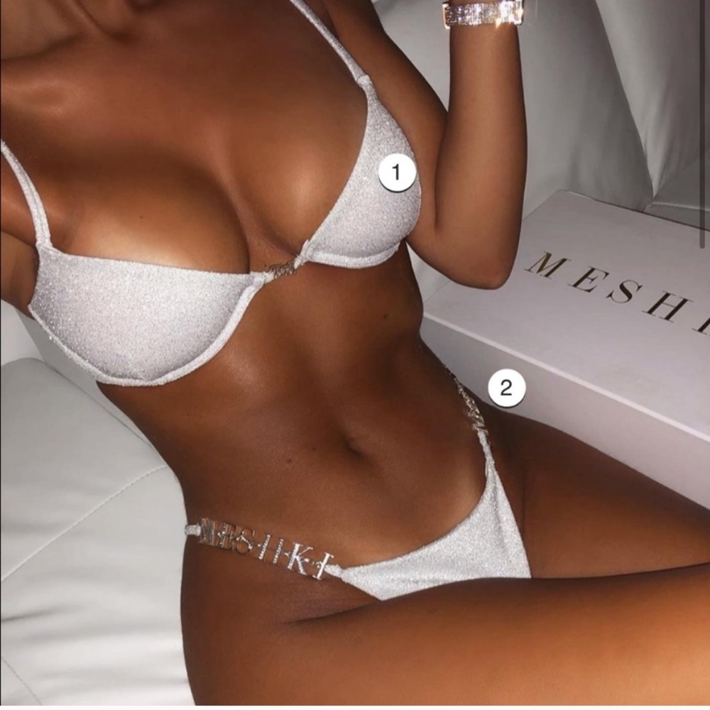 Meshki silver swimsuit
